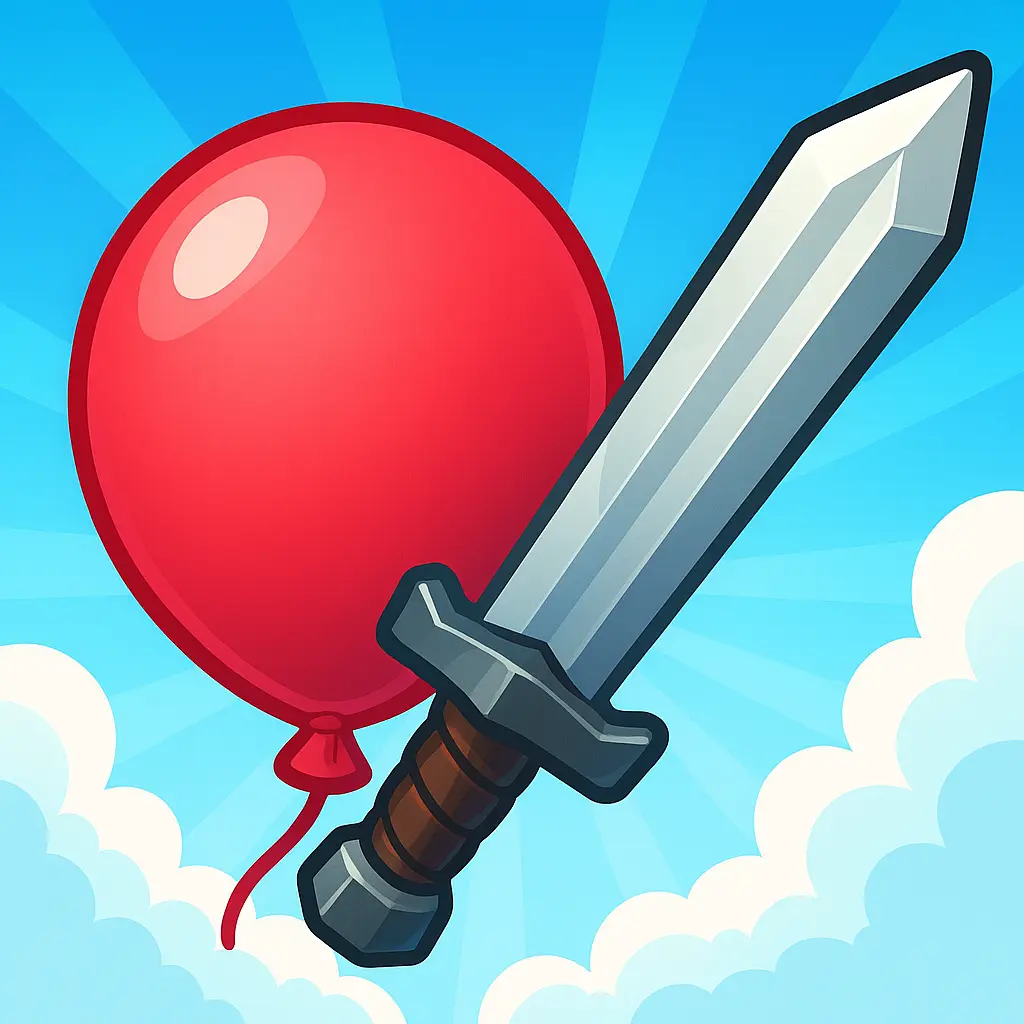 Logo for Balloon Pop: Sword & Gold